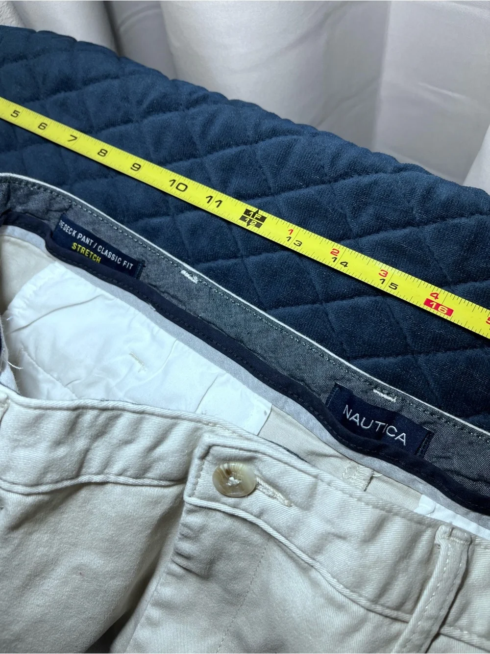 Nautica Men’s White Chino Pants